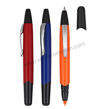 Stylo surligneur avec stylo à bille stylo 2 en 1